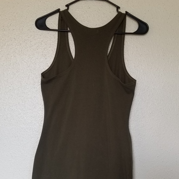 Olive Midi bodycon dress - Picture 3 of 3